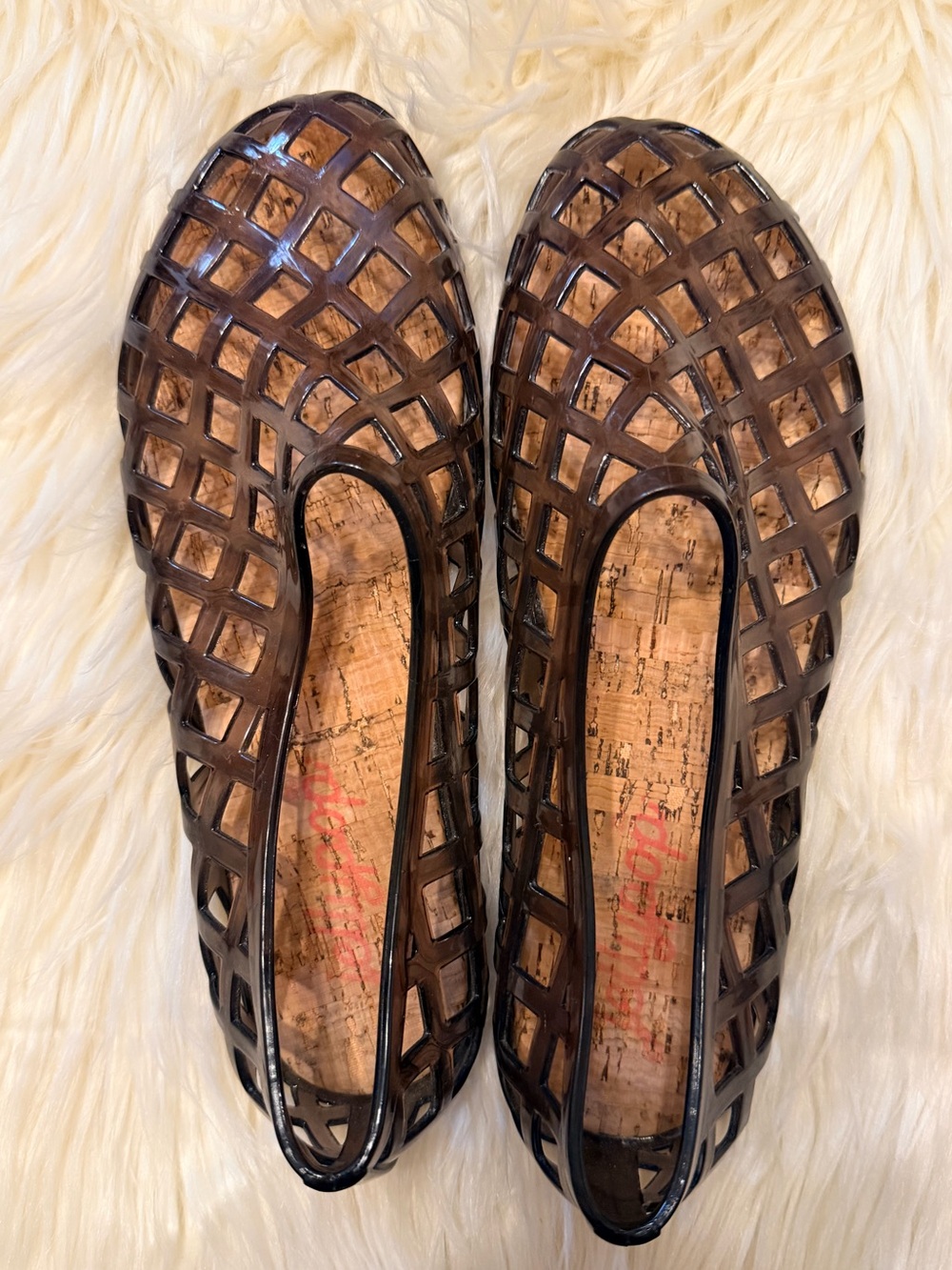 Jellypop Uma Black Jelly Flats